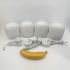Google Nest Wifi Pro Wi-Fi 6E 6E G6ZUC Router Mesh System - 4 PACK - Snow