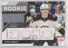 2018 Upper Deck SP Game Used Rookie Relic Blends 83/125 Ryan Donato #RRB-DO 1c0s