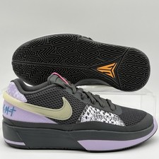 Kids Size 5Y Nike Ja 1 GS 'Personal Touch' Grey Purple Shoe DX2294 002 NEW