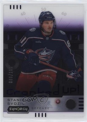 2023 Upper Deck Synergy Cranked Up Purple 80/199 Stanislav Svozil Rookie RC 0x04