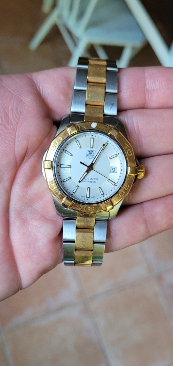Tag Heuer WAP1120.BB0832 Mens Aquaracer Series Watch Gold  display picture 1
