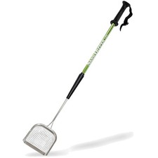 Heavy-Duty Stainless Steel Cat Litter Scoop   27  Long Handle for Easy Cleanup