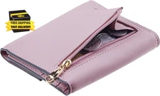 RFID Blocking Wallet Women Small Womens Wallet Credit Card Holder Mini Compact T
