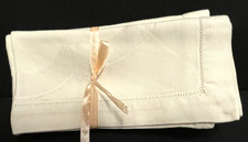Vintage 3 beautiful Cotton Damask napkins