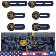 6PCS Jeans Button Extender   Waistband Pants Extender for Men Women