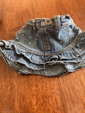 Build A Bear Denim Skirt With Sparkles
