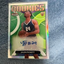 Jalen Pickett Autograph Topps Finest 2023/24 Basketball Card