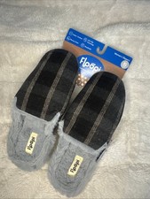 Floopi slippers, dark grey multi grey XL Women  s 11-12 Free Shipping A21