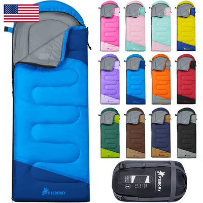 Pteromy Sleeping Bags For Adults Lightweight And Machine Washable Water