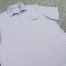 Criquet Shirt Mens Large Golf Polo Athletic Performance Stretch Flaws