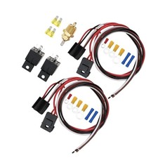 Electric Fan Wiring Relay Kit 185175 Thermostat 40 Amp Relay