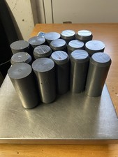 PVC grau, D 45mm, L 112mm, 15 Stück, Kunststoff, Rundmaterial, Halbzeug