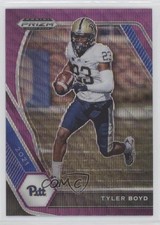 2021 Panini Prizm Draft Picks Purple Wave Prizm Tyler Boyd #38 2xd
