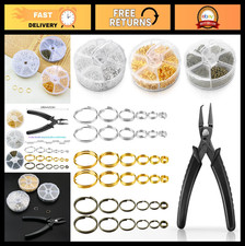 "2070 PCS Split Jump Rings for Jewelry Making - Double Loops, Mini Pliers, DIY C