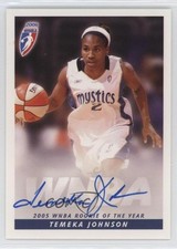2006 WNBA of the Year Temeka Johnson (White Jersey) Rookie Auto RC 0q5k