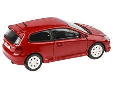 Paragon PA-55343 2001 Honda Civic Type R EP3 Milano Red 1/64 Diecast Model Car