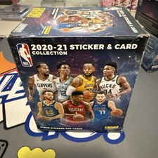 2020-21 Panini NBA Sticker & Card Collection Box | 50 Packs | New Factory Sealed