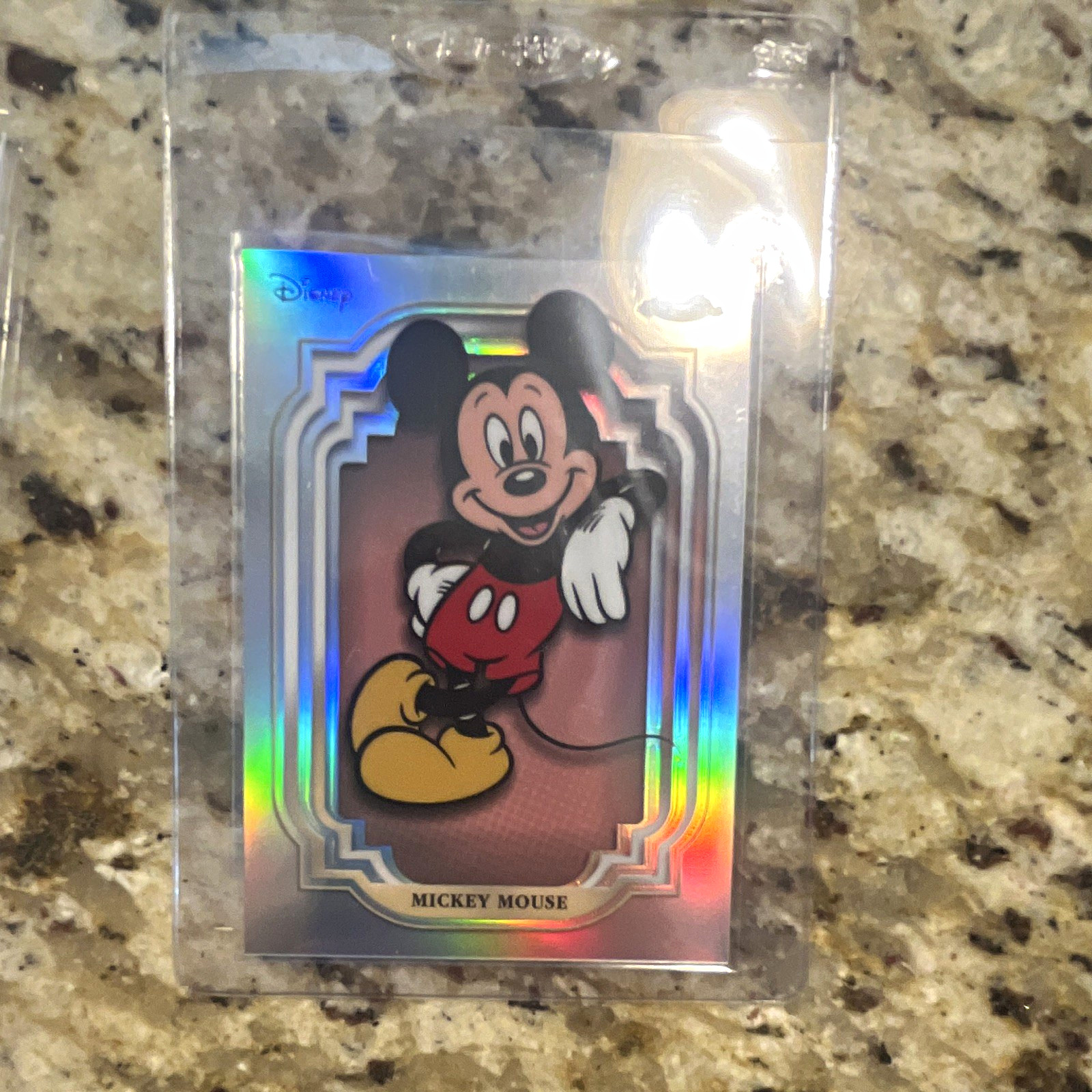 Topps Chrome 2024 Mickey Mouse #1 Refractor Non-Sport Trading Card