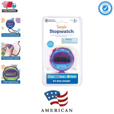 Learning Resources Simple 3 Button Stopwatch, Supports Science Investigations...