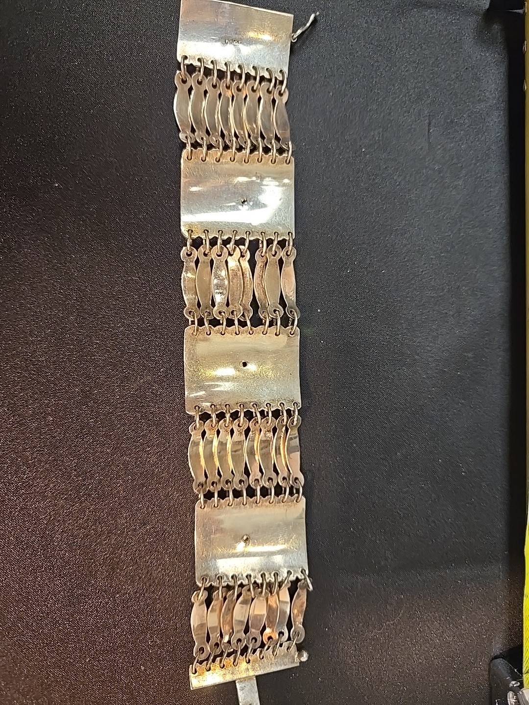 Stunning Aztec Pattern Sterling Silver *Bracelet … - image 7