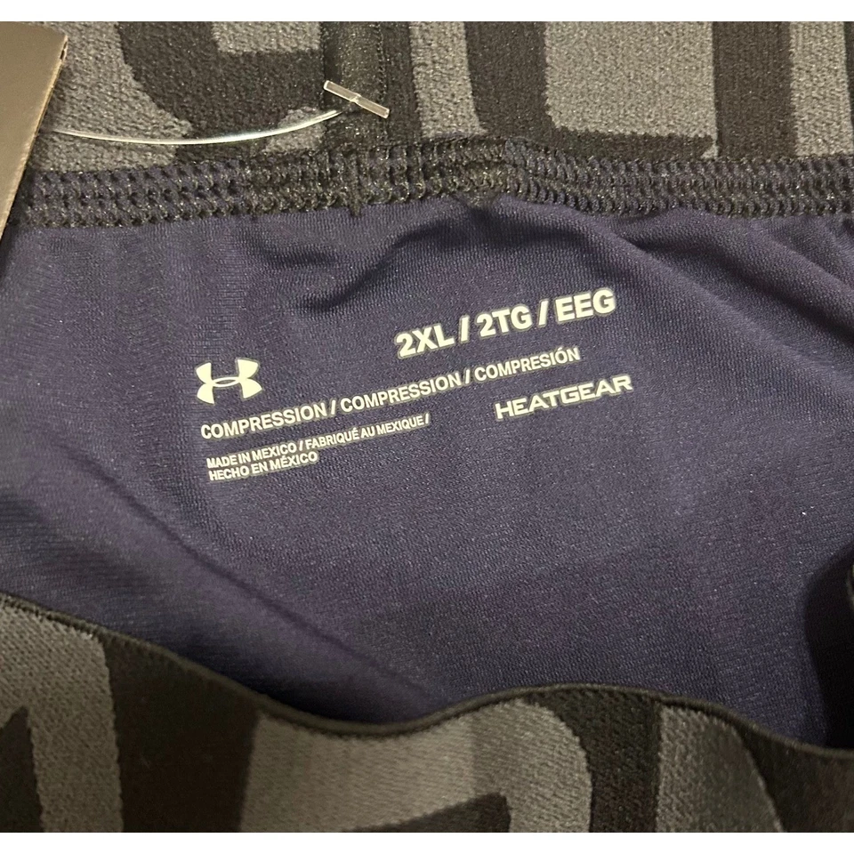 Under Amour Heat Gear 2XL XXL Azul Nuevo con Etiquetas Hombres Compresión Capa Base Pantalones Exterior Foto 3 de 4