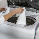 EASY LINER Smooth Top Shelf Liner Grip Bottom Washable 12"x10'-10 SQ FT Grey/Whi — photo 8