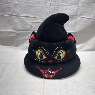 Six Flags Fright Fest CAT Poop Emoji Plush Hat 11inch HALLOWEEN