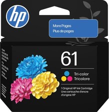 HP 61 Tri-Color Ink Cartridge Works with DeskJet 1000, C0PA5AN
