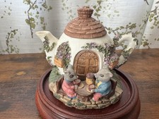 Possible Dreams Ceramic Painted Rabbit Novelty Teapot, Lid, Animals Theme
