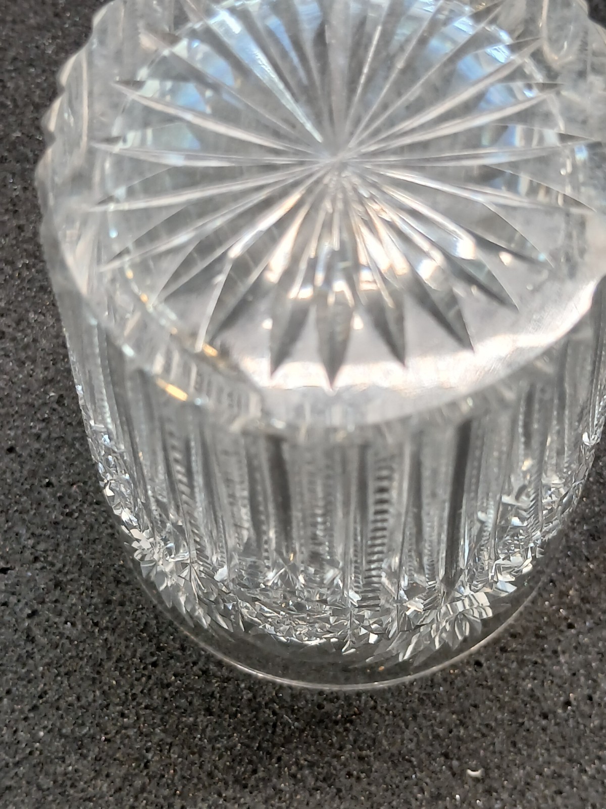 American Brilliant Cut Crystal Tumbler – Collector Grade – Rare Pattern