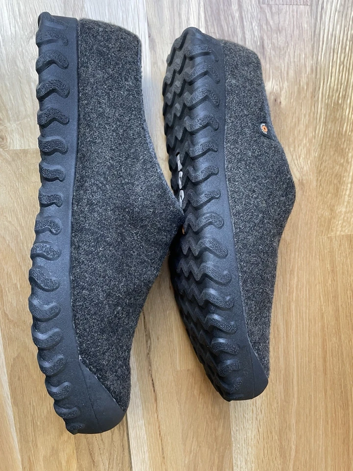Zapatillas impermeables Bogs B Moc sin cordones de lana grises para hombre talla 14 nuevas Foto 3 de 4