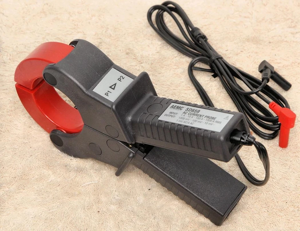 AEMC SD659 AC Clamp-On Current Probe 4-Range (1000 A max) SD-659   NOS - Image 2 of 4