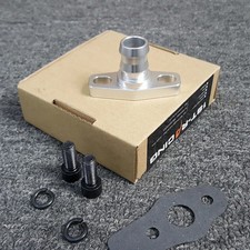 For Garrett Gt35 Gt35r Gt3582 Turbo Oil Return Drain Flange Fitting 0.73 Barb