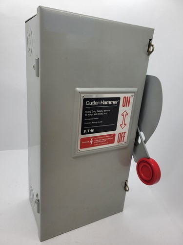 Cutler-Hammer DH362UGK Non-Fusible Heavy Duty Safety Switch 60A 3P 600V Type 1