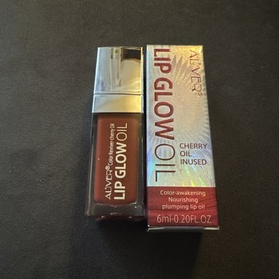 Aliver Lip Glow Oil Cherry Oil Infused 6ml Nib Viral Lip Plumping Lipgloss 03  