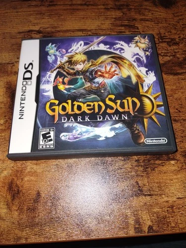 Golden Sun Dark Dawn Nintendo DS CIB Complete Tested Works Authentic Manual Box
