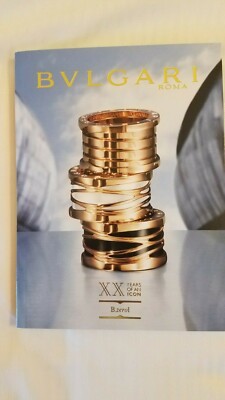 BVLGARI Notebook Celebrating 20 year of B zero1, Hard To Find