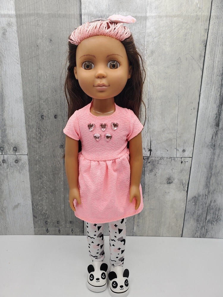 WW Glitter Girls, Hearts for Pandas, for 14-14.5" Dolls