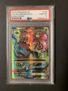 M Venusaur Ex 100 108 Ultra Rare Pokemon Xy Evolutions Nm Mint Psa 10 Pokemon Trading Card Game Cards Merchandise Ltwngdc Pokemon Individual Cards