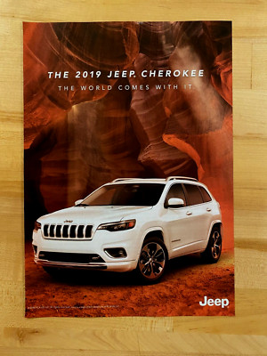 2018 Print Ad Jeep Cherokee THE WORLD COMES WITH IT | eBay