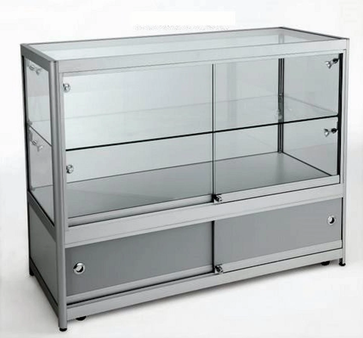 Aluminum glass cabinet for sale deals