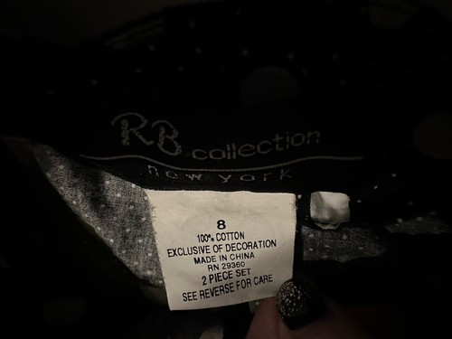 Falda para mujer RB Collection New York talla 8 lunares con cremallera oculta - Imagen 9 de 11