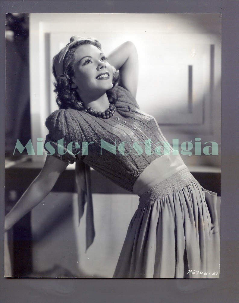 Vintage Photo 1940 Grace McDonald Paramount Studio portrait rare
