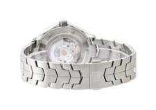 TAG HEUER MEN'S $3900 LINK SILVER DAY/DATE AUTOMATIC SWISS WATCH WAT2011.BA0951 3