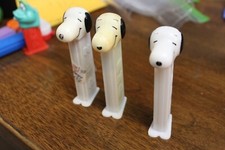 Vintage PEZ Dispensers Lot of 3 Snoopy 1960's