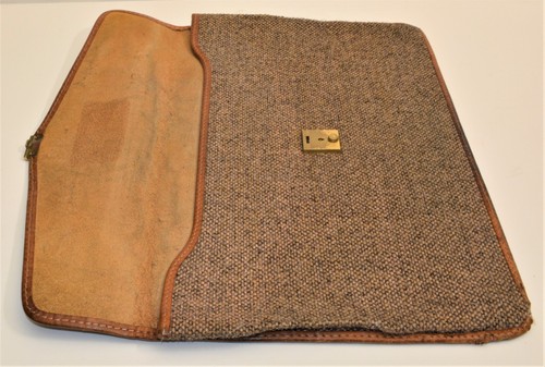 VTG Hartmann Luggage tweed Attache briefcase w combination lock w portfolio - Picture 11 of 11