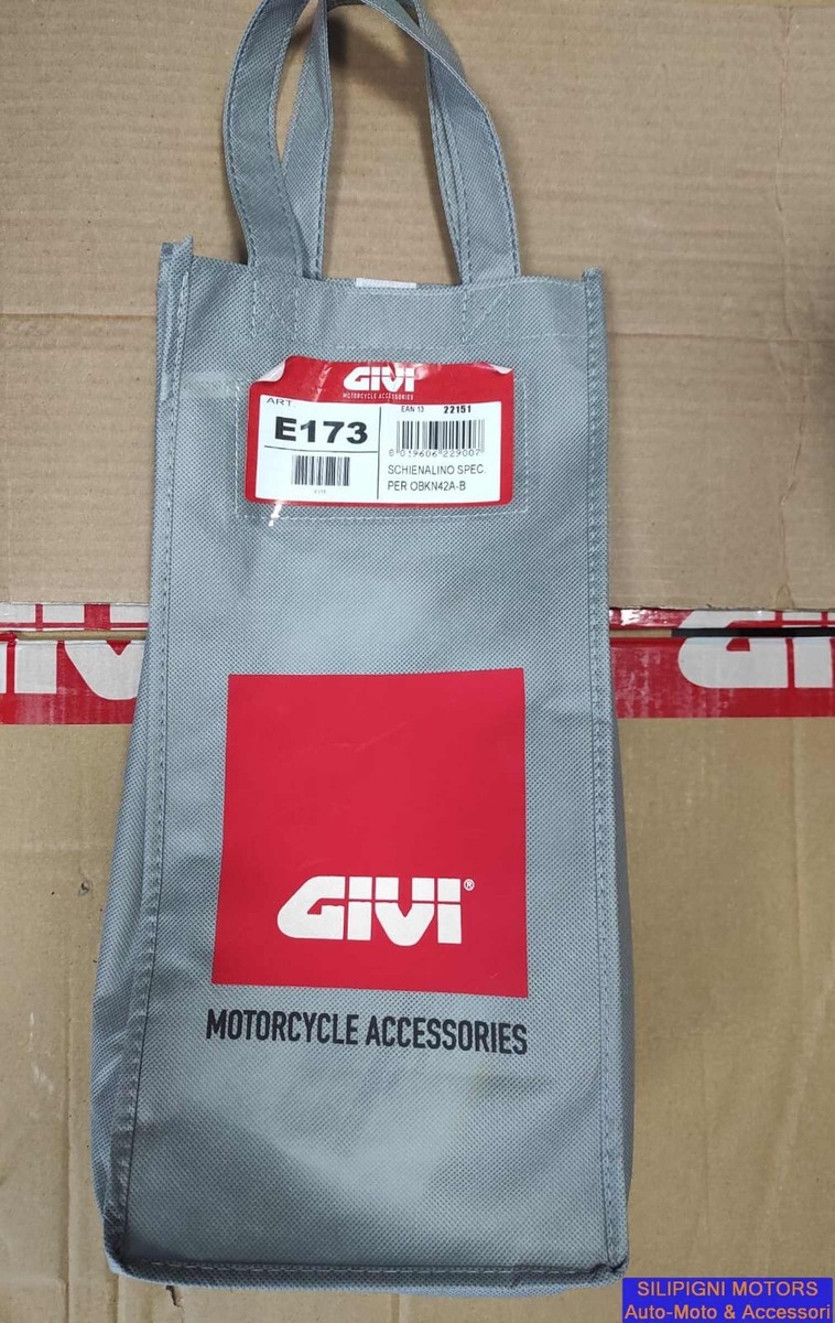Schienalino Poggia Schiena GIVI E173 In Poliuretano Nero Per Bauli OBK42/OBKN42 Trekker Outback