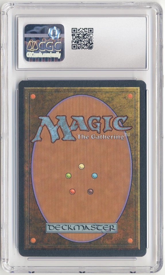 Graded Rainbow Vale CGC 9.5 Fallen Empires 1994 MTG Magic Error Double Misprint! - Image 3 of 3