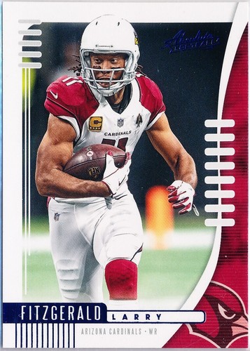 2019 Panini Absolute Football Blue Larry Fitzgerald #97