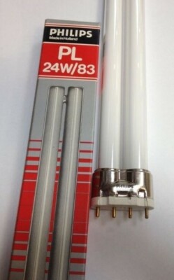 PHILIPS PL-L 24W 83 WARM WEIS 4pins Lampe Sockel 2G11 1800 Lumen Leuchtmittel